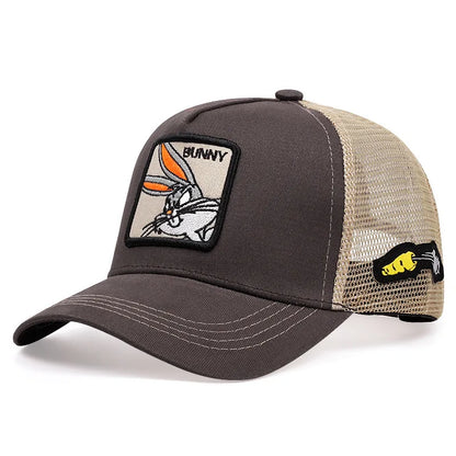 Gorra de béisbol de dibujos animados de moda