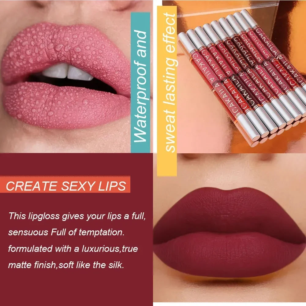 10/6 pcs lipstick set for women makeup waterproof long lasting cosmetics korean makeup matte lipstick free shipping