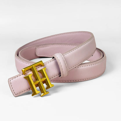 Cinturón con monograma y letras a la moda para mujer