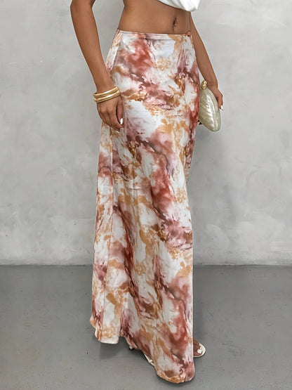 Falda Midi Larga y Elegante para Mujer, Estilo Bodycon, Ropa Femenina a la Moda