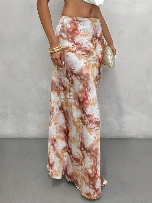 Falda Midi Larga y Elegante para Mujer, Estilo Bodycon, Ropa Femenina a la Moda