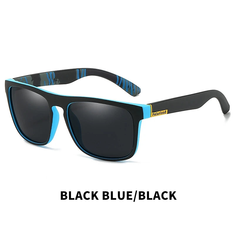 Gafas de sol polarizadas cuadradas vintage de moda para hombre y mujer, para conducir y pescar, de marca de lujo, de diseñador, con protección UV400.