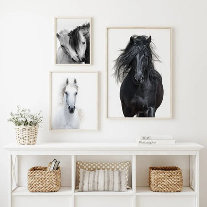 Imagen artística de pared de animales para decoración del hogar y habitación de granja