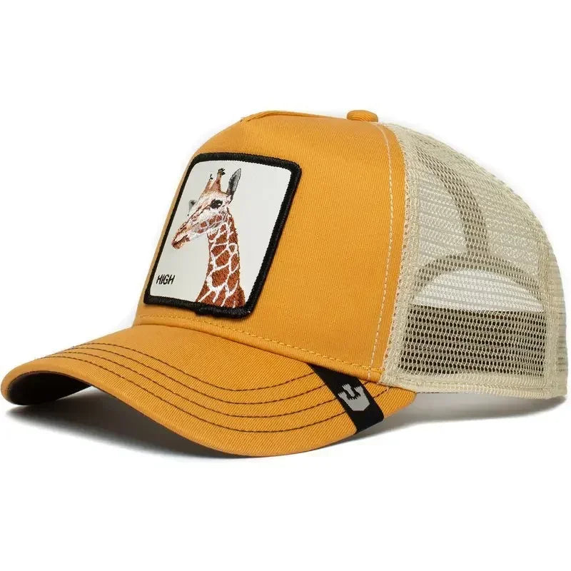 Gorra de béisbol bordada unisex, gorra de tiburón, gorra de animal, gorra de león, gorra de tigre, gorra de gallo, gorras de granja, gorras casuales, gorra de protección solar