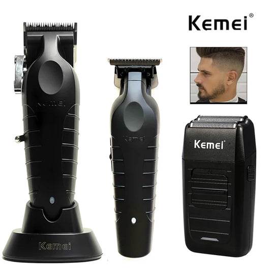 Kemei KM-2296 KM-2299 Hair Clipper Kit Electric Shaver for Men Professional Hair Trimmer Machine