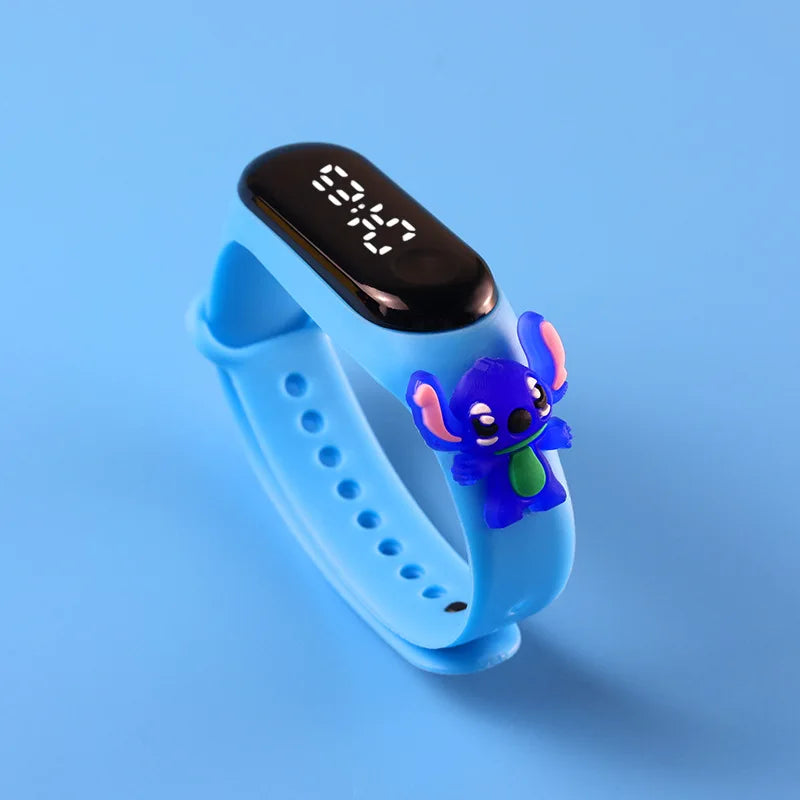 Relojes de moda para niños y niñas, pulsera electrónica deportiva con pantalla LED táctil, reloj de Spiderman para niños y mujeres, reloj resistente al agua