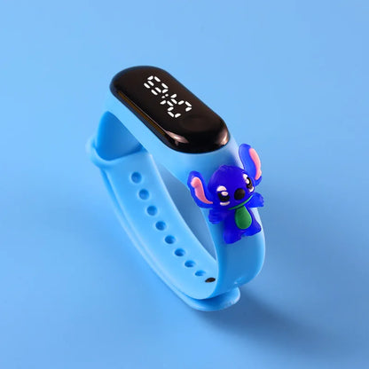 Relojes de moda para niños y niñas, pulsera electrónica deportiva con pantalla LED táctil, reloj de Spiderman para niños y mujeres, reloj resistente al agua