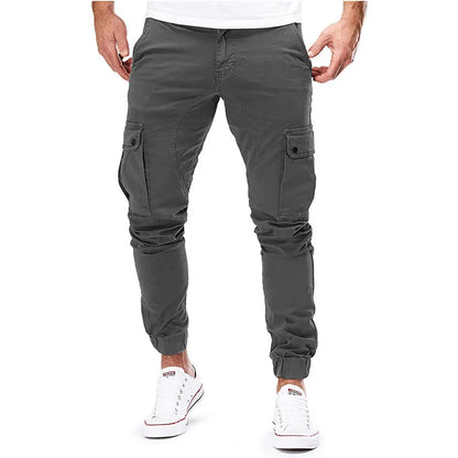 antalones de trabajo para hombre nuevos 2025, pantalones casuales rectos y sueltos para hombres europeos y americanos, pantalones de trabajo con bolsillos para hombre