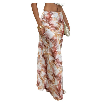 Falda Midi Larga y Elegante para Mujer, Estilo Bodycon, Ropa Femenina a la Moda