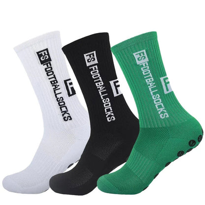 3 pares de calcetines resistentes de fútbol antideslizantes para hombres y mujeres
