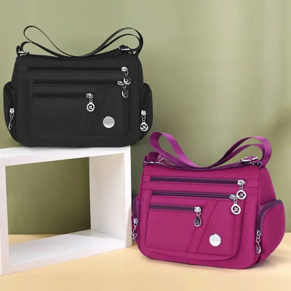 Bolso impermeable de nailon para mujer, bandoleras para mujer, bolso de hombro de viaje de gran capacidad, bolsos informales de alta calidad