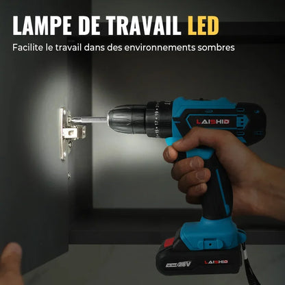 Cordless Impact Drill Electric Screwdriver Electric Hammer Mini Hand Drill Lithium-ion Battery Power Tools 28V