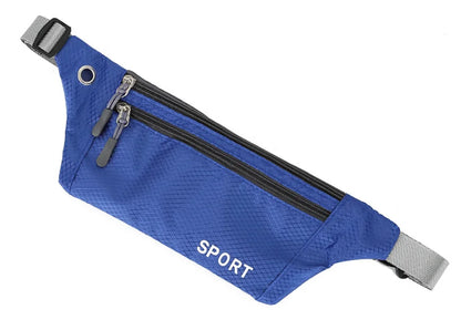 Riñonera deportiva para teléfono para hombre, riñonera ultrafina impermeable, Mini riñonera, nueva bolsa de cintura ligera para correr para mujer
