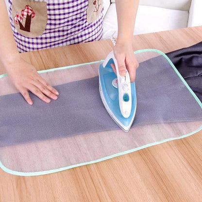 1 tapis de protection en maille pour tissu de repassage, isolation thermique contre la pression, coussin pour vêtements délicats à la maison, housse de planche à repasser