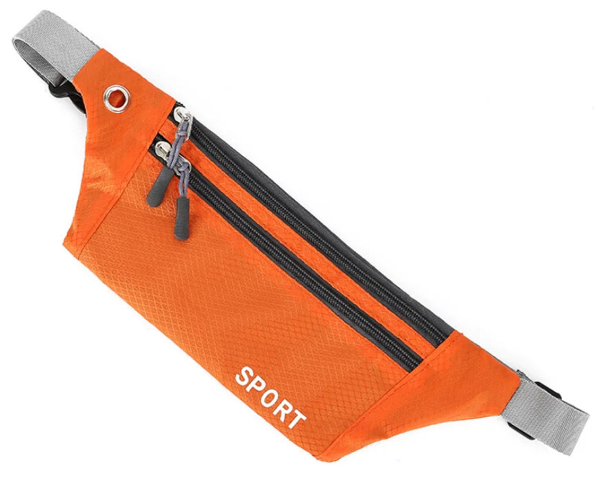 Riñonera deportiva para teléfono para hombre, riñonera ultrafina impermeable, Mini riñonera, nueva bolsa de cintura ligera para correr para mujer
