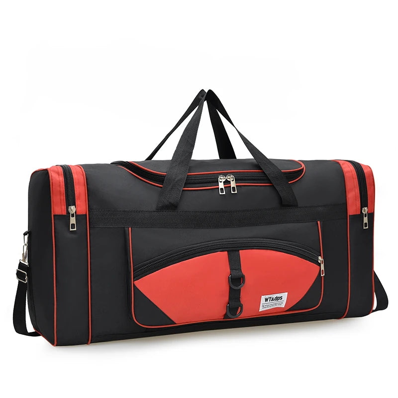 Bolso de mano extragrande, multifuncional, apto para viajes, actividades físicas y excursiones al aire libre.