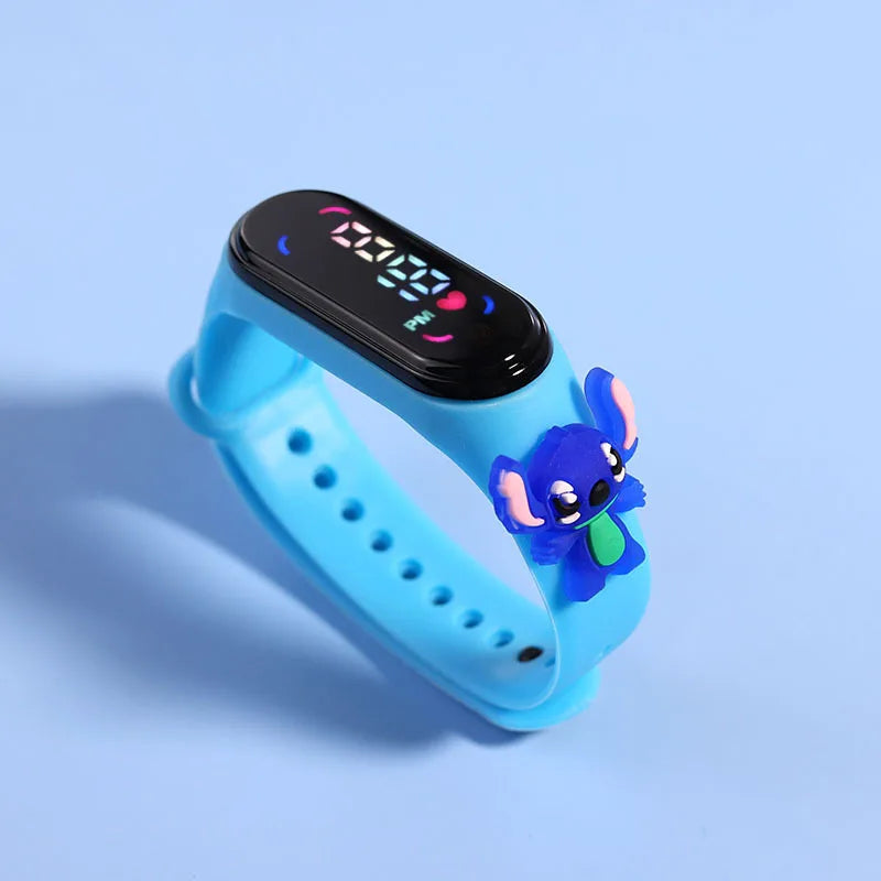 Relojes de moda para niños y niñas, pulsera electrónica deportiva con pantalla LED táctil, reloj de Spiderman para niños y mujeres, reloj resistente al agua