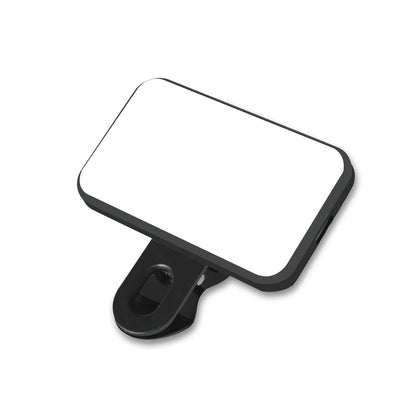 Mini luz de relleno para selfies, recargable, 3 modos de color, brillo ajustable, clip para teléfonos móviles, computadoras, fotografía, luces LED