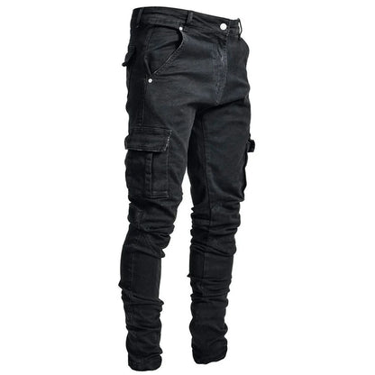 Pantalones vaqueros elásticos de calle para hombre