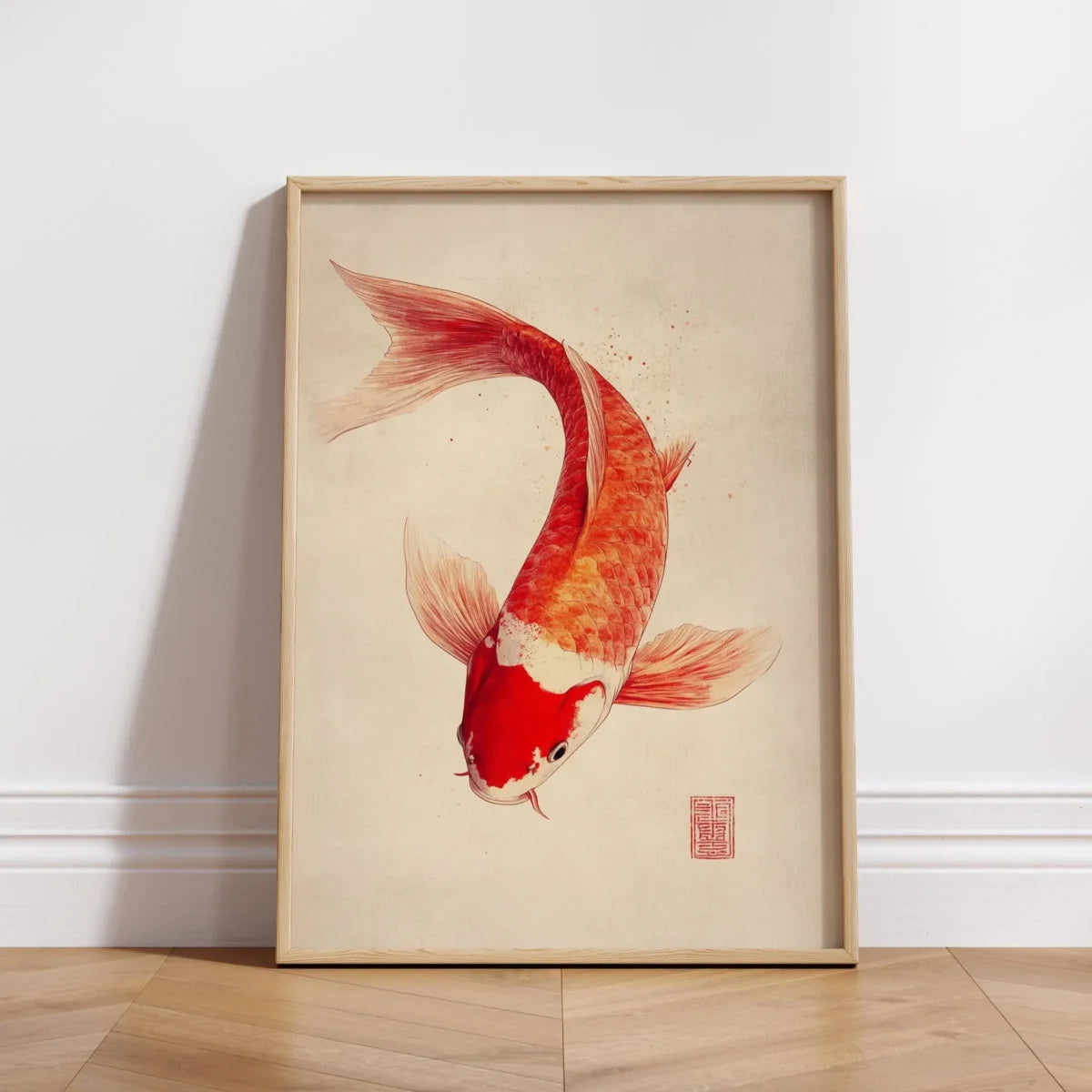 Impresiones en lienzo de pez, póster minimalista moderno, impresiones de arte estético, dormitorio, cocina, decoración del hogar, póster artístico, regalos