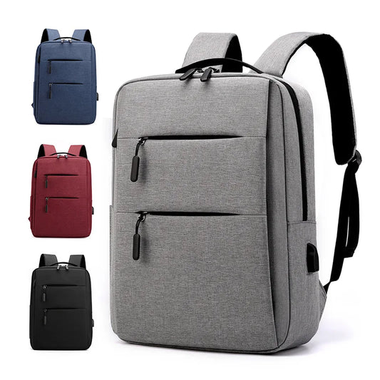 Men's and women's school backpack, multifunctional USB charging shoulder bag, 15.6 inch computer backpack, business travel backpack