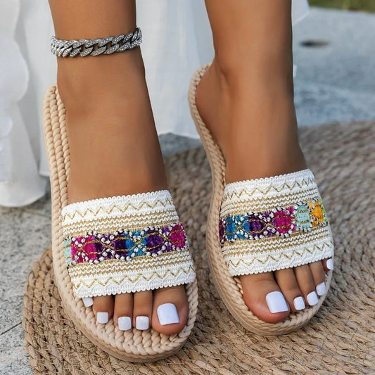 Sandalias de mujer para exteriores, recomendado para el verano