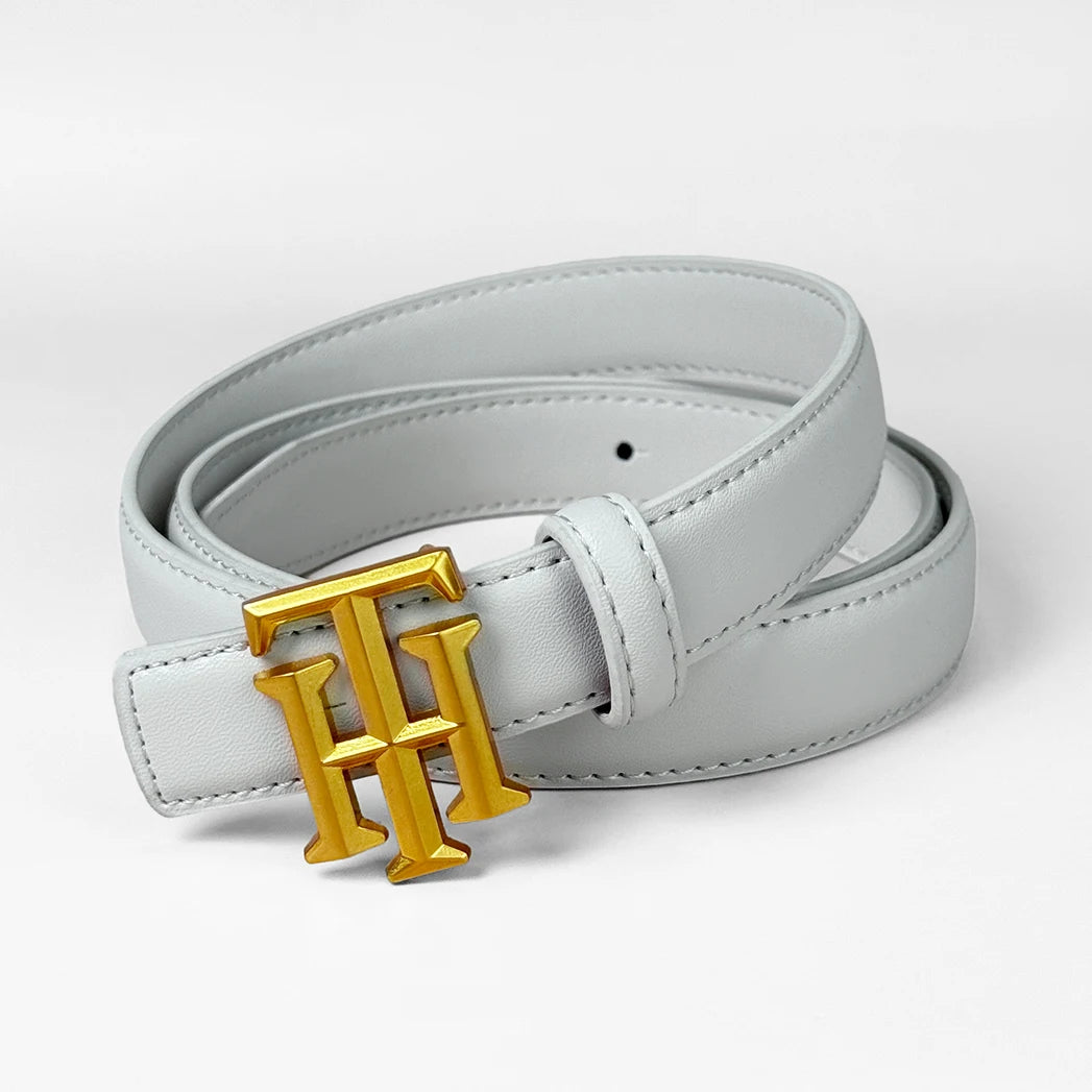 Cinturón con monograma y letras a la moda para mujer