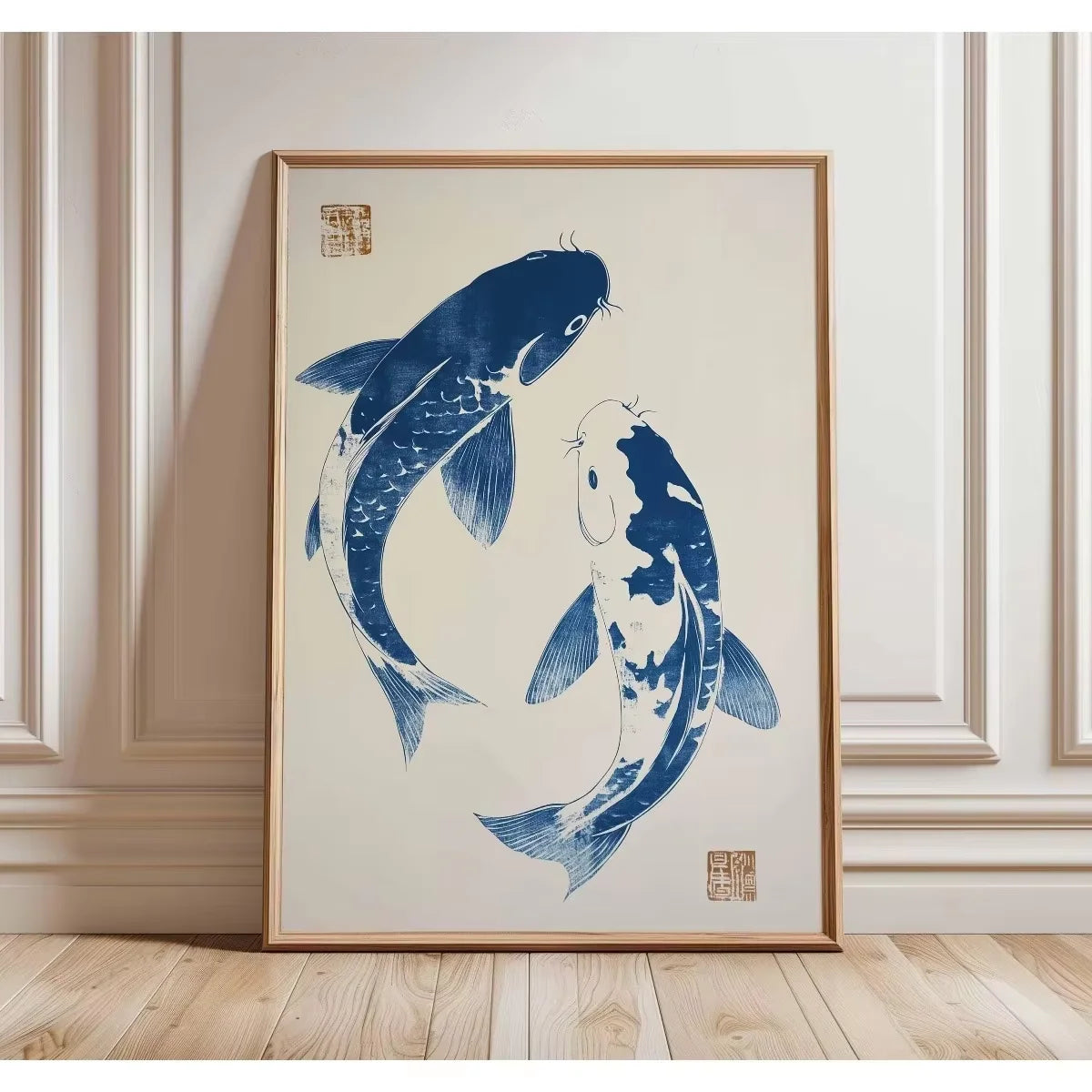 Impresiones en lienzo de pez, póster minimalista moderno, impresiones de arte estético, dormitorio, cocina, decoración del hogar, póster artístico, regalos