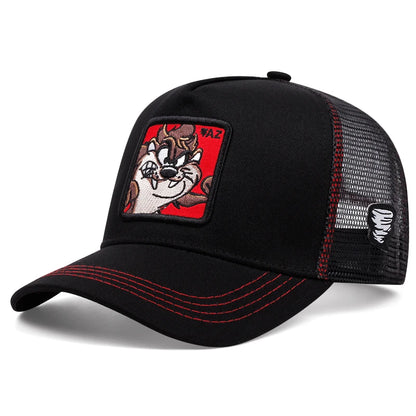 Gorra de béisbol de dibujos animados de moda