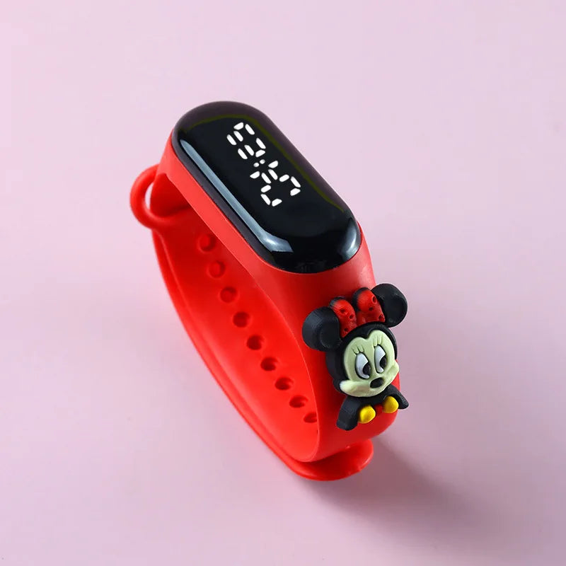 Relojes de moda para niños y niñas, pulsera electrónica deportiva con pantalla LED táctil, reloj de Spiderman para niños y mujeres, reloj resistente al agua