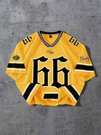 Camiseta Deportiva Casual Ligera y Transpirable con Estampado Digital