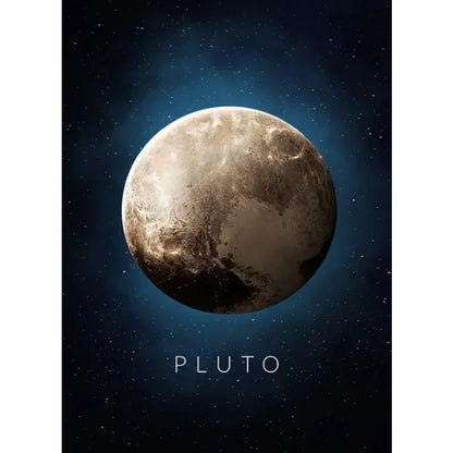 Cuadros de sol y Venus, carteles nórdicos para vivir, Saturno, Marte, tierra, Plutón, planeta, arte de pared, lienzo e impresiones, decoración de pared para habitación