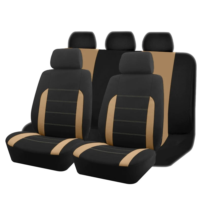 Fundas de asiento de coche , tamaño universal, aptas para la mayoría de coches, SUV, camiones, furgonetas, accesorios para coche, fundas de asiento interior para coche, juego completo