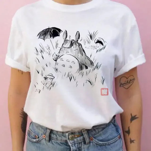 Camiseta de manga corta de verano para hombres y mujeres