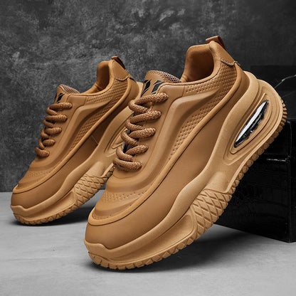 Zapatos deportivos informales para hombre, zapatos  de suela gruesa a la moda, zapatos de hombre modernos y cómodos adecuados para exteriores