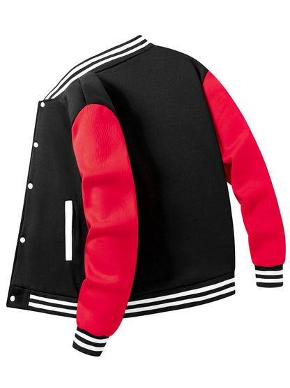 chaqueta de uniforme de béisbol clásico hombres calle gótica Punk Casual ropa informal suelta