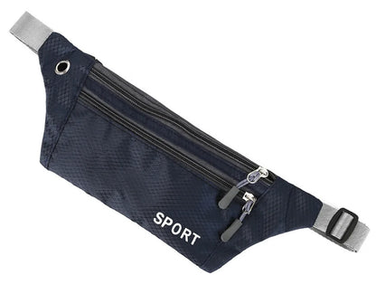 Riñonera deportiva para teléfono para hombre, riñonera ultrafina impermeable, Mini riñonera, nueva bolsa de cintura ligera para correr para mujer