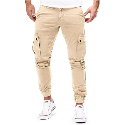 antalones de trabajo para hombre nuevos 2025, pantalones casuales rectos y sueltos para hombres europeos y americanos, pantalones de trabajo con bolsillos para hombre