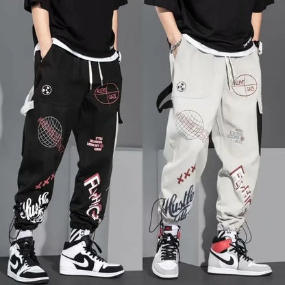 Pantalones cargo de moda para hombre, estilo japonés, para jóvenes, versátiles, con múltiples bolsillos, holgados, casuales, para hombre