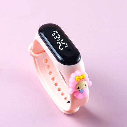 Relojes de moda para niños y niñas, pulsera electrónica deportiva con pantalla LED táctil, reloj de Spiderman para niños y mujeres, reloj resistente al agua