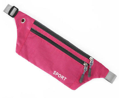 Riñonera deportiva para teléfono para hombre, riñonera ultrafina impermeable, Mini riñonera, nueva bolsa de cintura ligera para correr para mujer