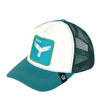 Gorra de béisbol bordada unisex, gorra de tiburón, gorra de animal, gorra de león, gorra de tigre, gorra de gallo, gorras de granja, gorras casuales, gorra de protección solar