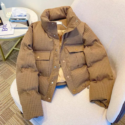 veste matelassée, hauts chauds, manteau décontracté ample, vêtements d'hiver, mode, nouveau