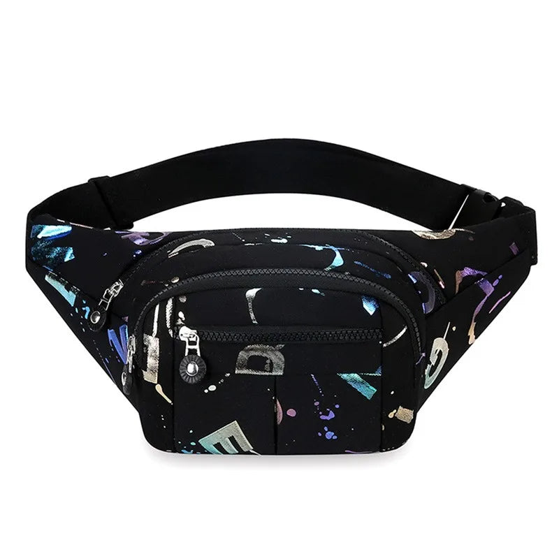 Riñonera de tela impermeable para mujer, bolso cruzado de diseñador, a la moda, tipo banana