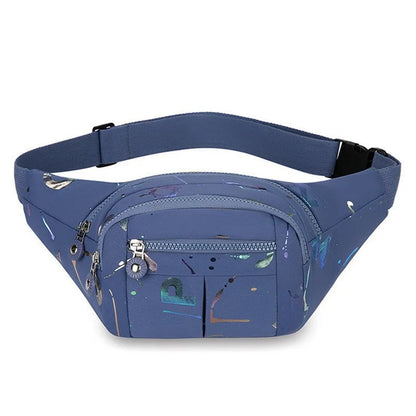 Riñonera de tela impermeable para mujer, bolso cruzado de diseñador, a la moda, tipo banana