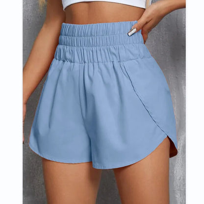 Calzoncillos tipo bóxer para mujer, ligeros, de tiro alto y estilo atlético, para entrenamiento de verano.