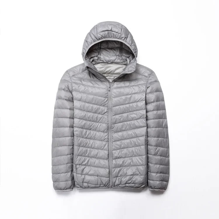 abrigo ligero con capucha acolchado de algodón para hombres chaqueta de algodón