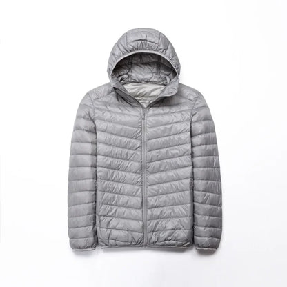 abrigo ligero con capucha acolchado de algodón para hombres chaqueta de algodón