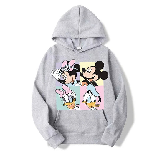 Sudadera con capucha informal para mujer, jersey condibujos animados