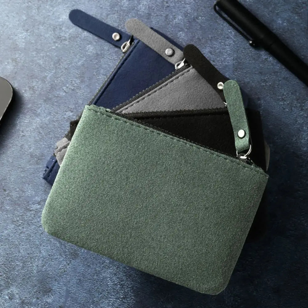 Mini billeteras de PU a la moda, monederos, tarjetero, monedero, bolsa de cambio con cremallera para hombres y mujeres